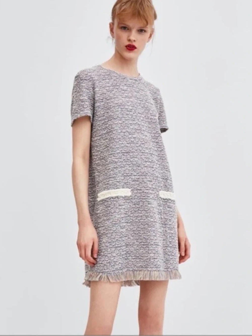ZARA Multicolor Knit Dress
